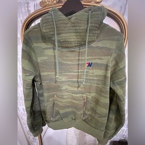 Aviator Nation camouflage hoodie sweatshirt Size M